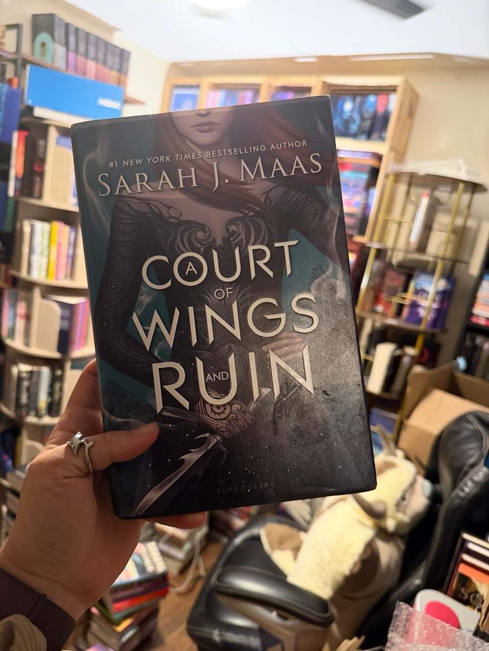 A Court of Wings and Ruin by Sarah J. Maas Hardcover First Edition